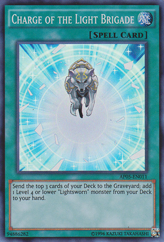 Charge of the Light Brigade [AP05-EN011] Super Rare Yu-Gi-Oh!