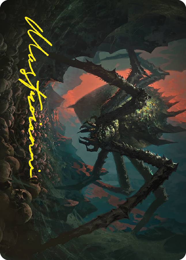 Shelob, Child of Ungoliant Art Card (Gold-Stamped Signature) [The Lord of the Rings: Tales of Middle-earth Art Series] Magic: The Gathering