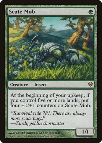 Scute Mob [Zendikar] Magic: The Gathering