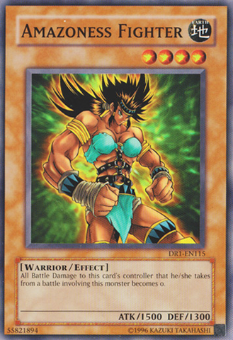 Amazoness Fighter [DR1-EN115] Common Yu-Gi-Oh!