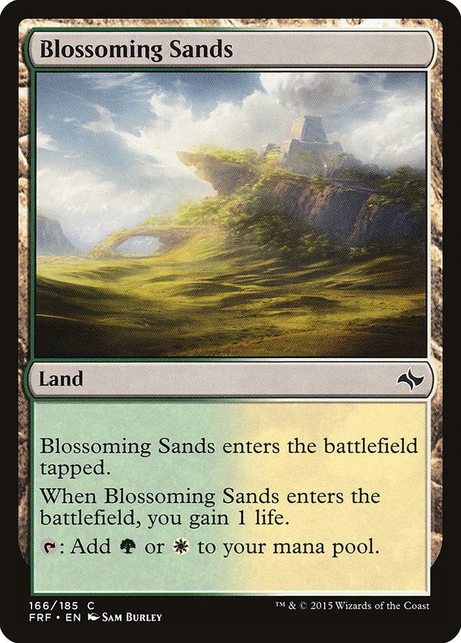Blossoming Sands [Fate Reforged] Magic: The Gathering