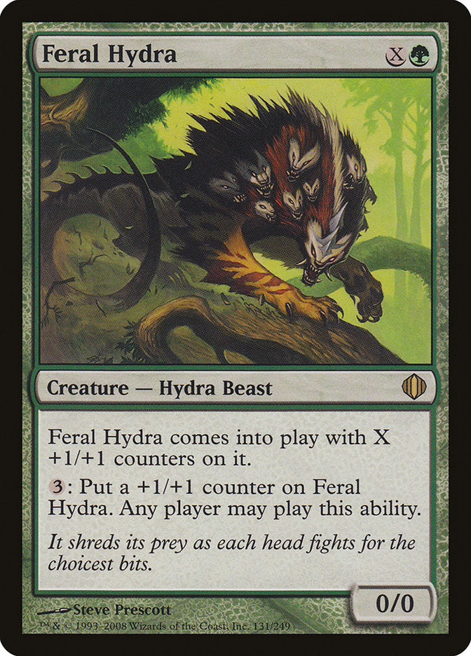 Feral Hydra [Shards of Alara] Magic: The Gathering
