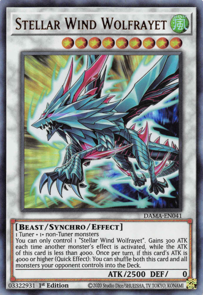 Stellar Wind Wolfrayet [DAMA-EN041] Ultra Rare Yu-Gi-Oh!