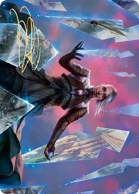 Behold the Multiverse Art Card (Gold-Stamped Signature) [Kaldheim Art Series] Magic: The Gathering