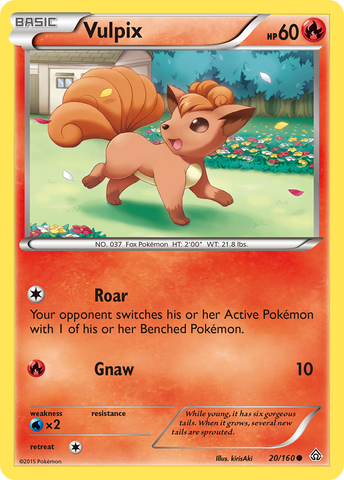 Vulpix (20/160) [XY: Primal Clash] Pokémon