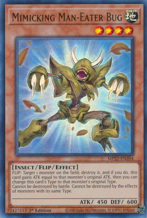 Mimicking Man-Eater Bug [MP22-EN204] Ultra Rare Yu-Gi-Oh!