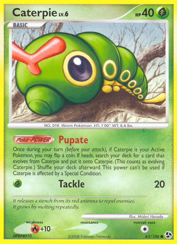 Caterpie (63/106) [Diamond & Pearl: Great Encounters] Pokémon