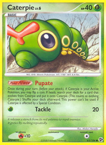 Caterpie (63/106) [Diamond & Pearl: Great Encounters] Pokémon