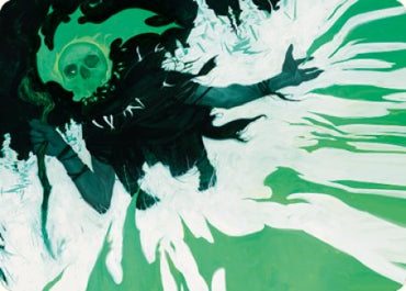 Bone Splinters Art Card [Dominaria United Art Series] Magic: The Gathering