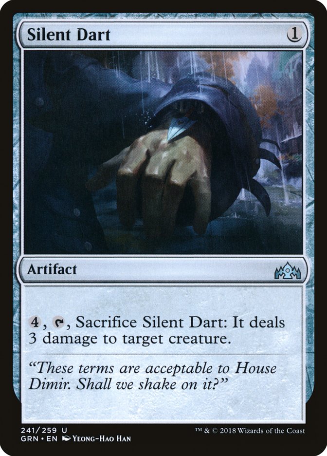 Silent Dart [Guilds of Ravnica] Magic: The Gathering