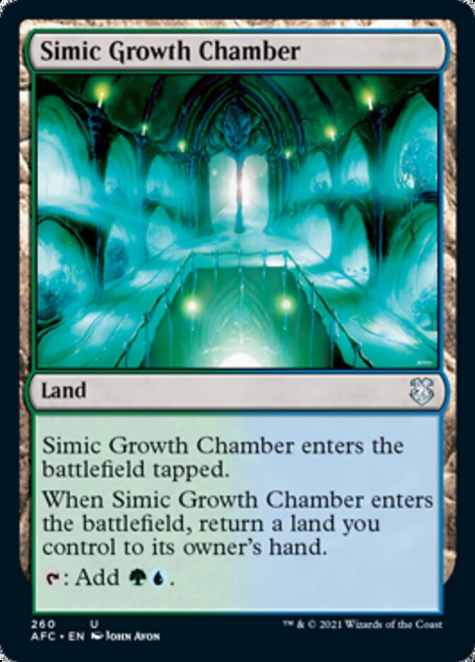 Simic Growth Chamber [Dungeons & Dragons: Adventures in the Forgotten Realms Commander] Magic: The Gathering