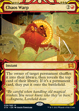 Chaos Warp [Strixhaven: School of Mages Mystical Archive] Magic: The Gathering