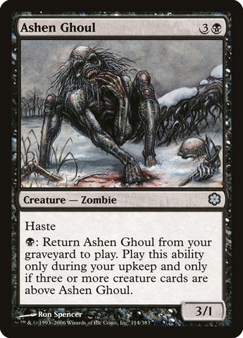 Ashen Ghoul [Coldsnap Theme Decks] Magic: The Gathering