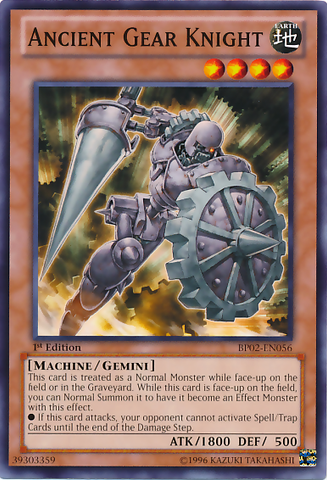Ancient Gear Knight [BP02-EN056] Mosaic Rare Yu-Gi-Oh!
