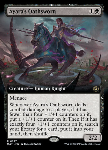 Ayara's Oathsworn (Extended Art) [March of the Machine: The Aftermath] Magic: The Gathering