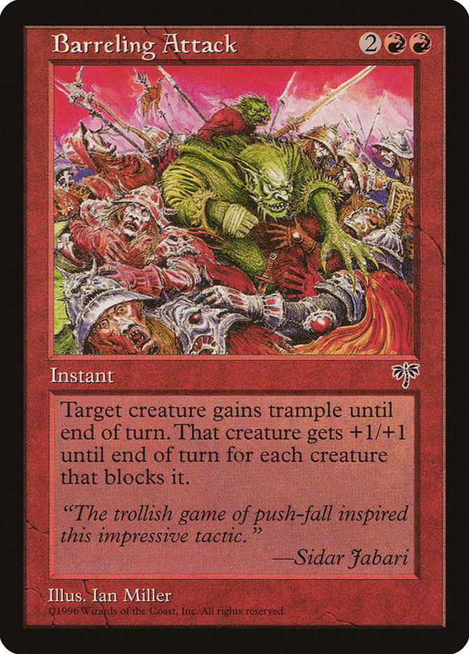 Barreling Attack [Mirage] Magic: The Gathering