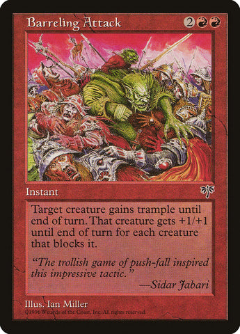 Barreling Attack [Mirage] Magic: The Gathering