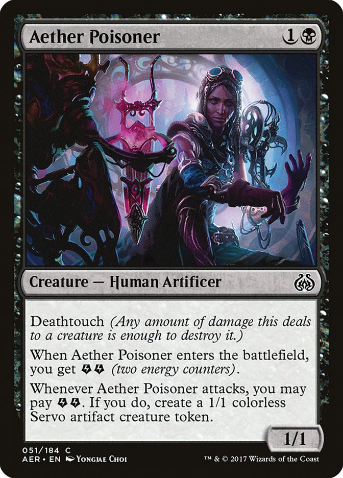 Aether Poisoner [Aether Revolt] Magic: The Gathering
