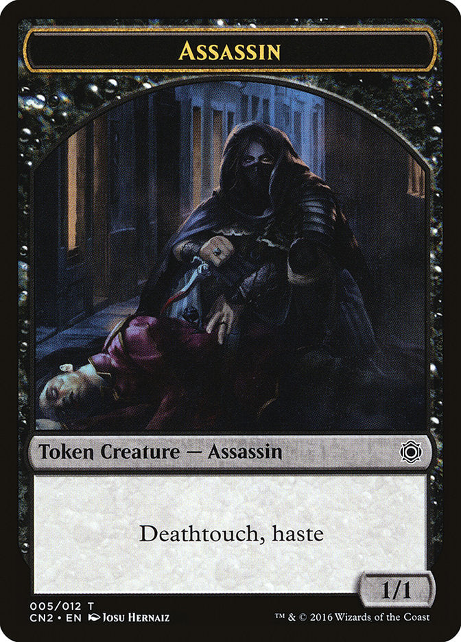 Assassin Token [Conspiracy: Take the Crown Tokens] Magic: The Gathering
