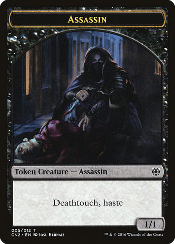 Assassin Token [Conspiracy: Take the Crown Tokens] Magic: The Gathering