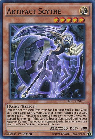 Artifact Scythe [MP15-EN001] Super Rare Yu-Gi-Oh!
