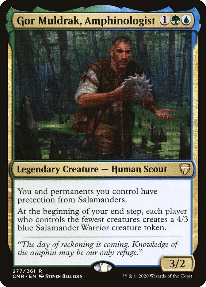 Gor Muldrak, Amphinologist [Commander Legends] Magic: The Gathering