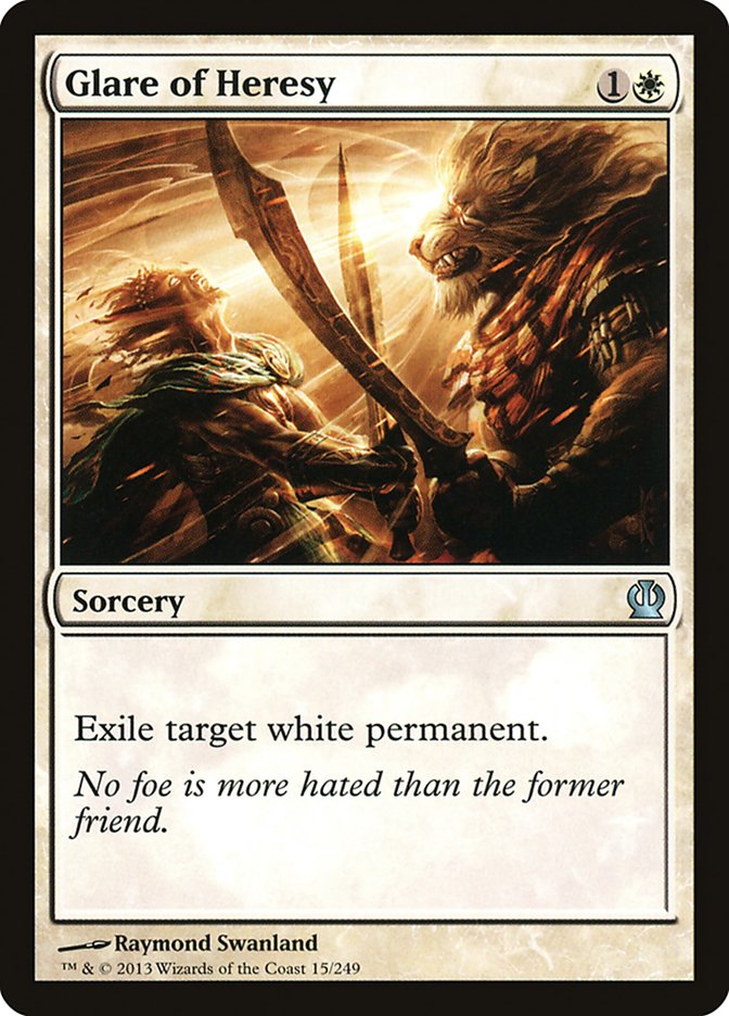 Glare of Heresy [Theros] Magic: The Gathering