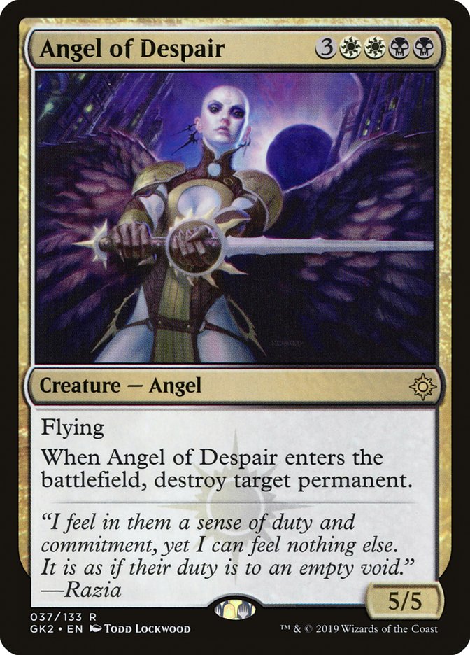 Angel of Despair [Ravnica Allegiance Guild Kit] Magic: The Gathering