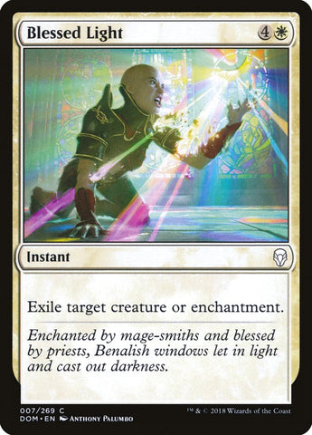 Blessed Light [Dominaria] Magic: The Gathering