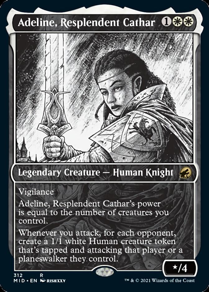 Adeline, Resplendent Cathar (Showcase Eternal Night) [Innistrad: Midnight Hunt] Magic: The Gathering