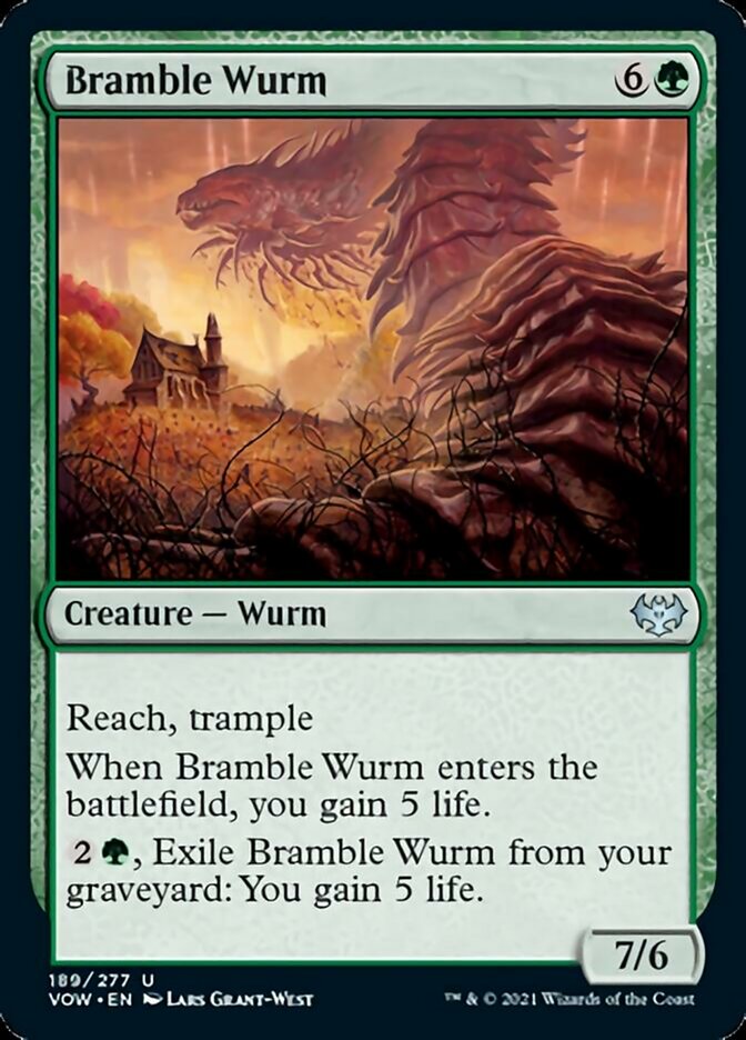 Bramble Wurm [Innistrad: Crimson Vow] Magic: The Gathering