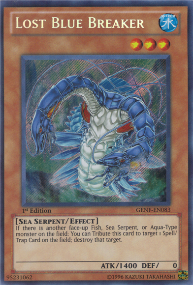 Lost Blue Breaker [GENF-EN083] Secret Rare Yu-Gi-Oh!