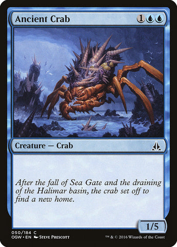 Ancient Crab [Oath of the Gatewatch] Magic: The Gathering