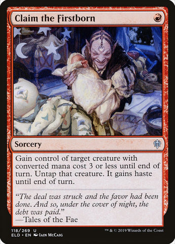 Claim the Firstborn [Throne of Eldraine] Magic: The Gathering