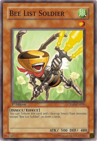 Bee List Soldier [CRMS-EN036] Common Yu-Gi-Oh!