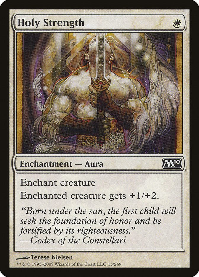 Holy Strength [Magic 2010] Magic: The Gathering