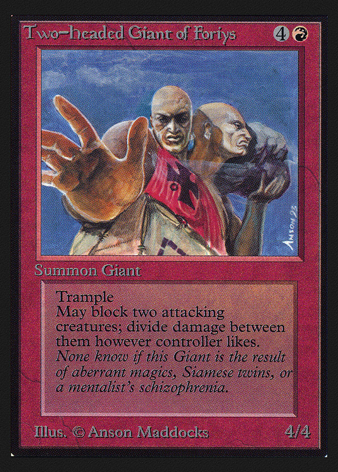 Two-Headed Giant of Foriys [International Collectors' Edition] Magic: The Gathering