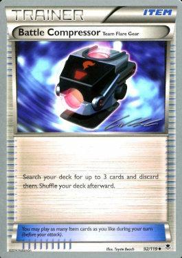 Battle Compressor (92/119) (Ninja Blitz - Cody Walinski) [World Championships 2016] Pokémon