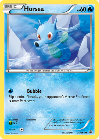 Horsea (30/160) [XY: Primal Clash] Pokémon