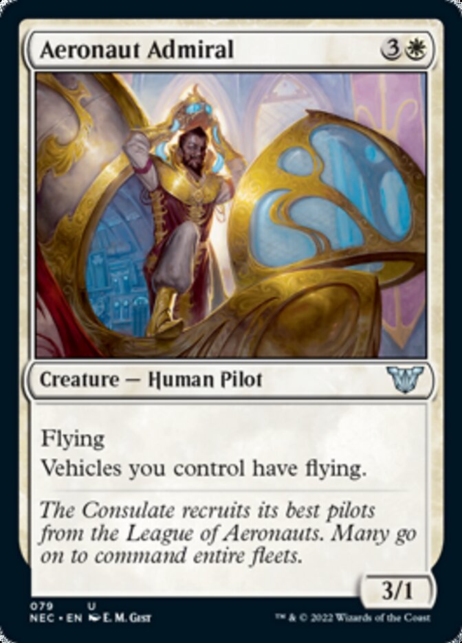 Aeronaut Admiral [Kamigawa: Neon Dynasty Commander] Magic: The Gathering