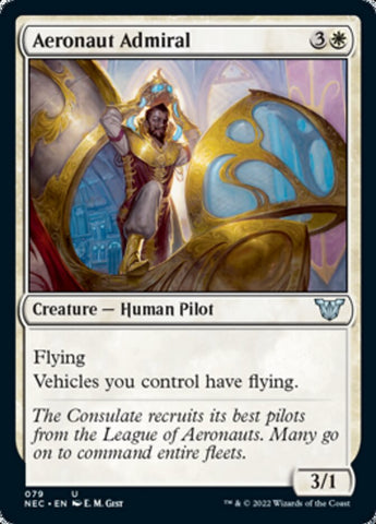 Aeronaut Admiral [Kamigawa: Neon Dynasty Commander] Magic: The Gathering
