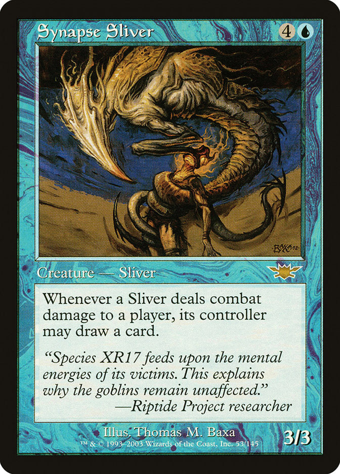 Synapse Sliver [Legions] Magic: The Gathering