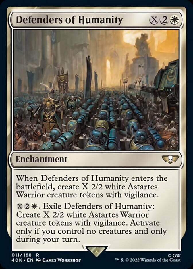 Defenders of Humanity [Warhammer 40,000] Magic: The Gathering