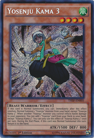 Yosenju Kama 3 [THSF-EN005] Secret Rare Yu-Gi-Oh!
