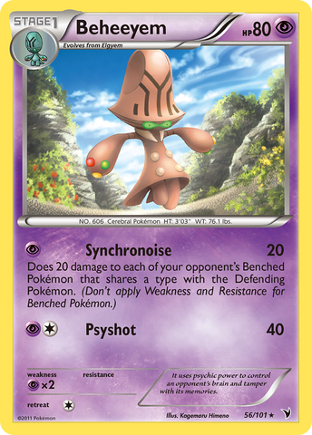 Beheeyem (56/101) [Black & White: Noble Victories] Pokémon