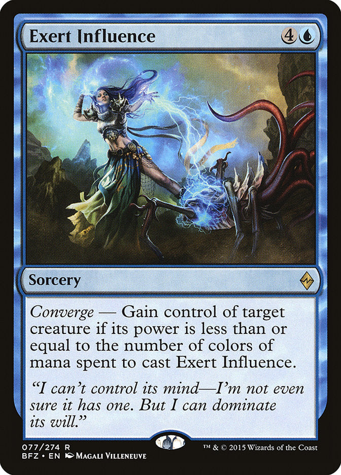 Exert Influence [Battle for Zendikar] Magic: The Gathering
