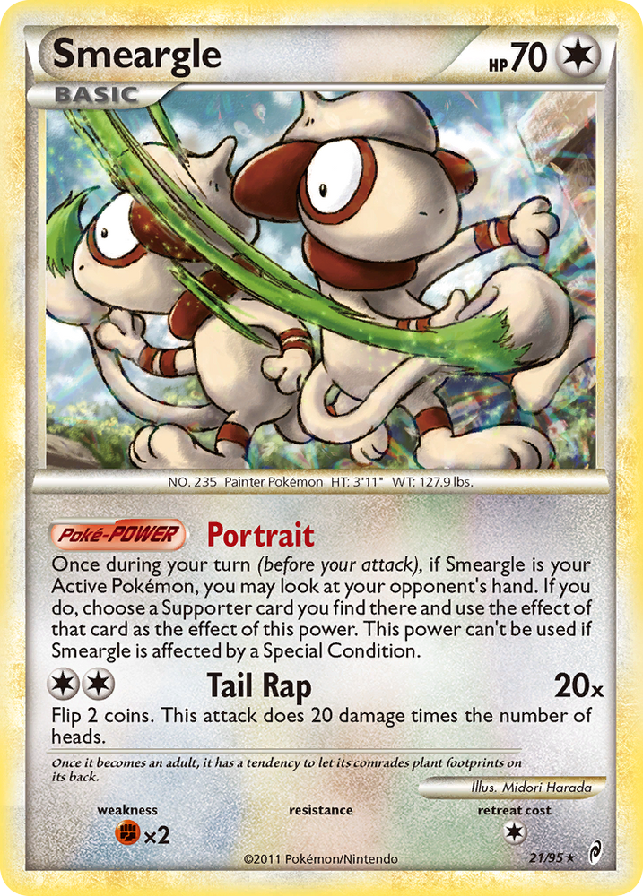 Smeargle (21/95) [HeartGold & SoulSilver: Call of Legends] Pokémon