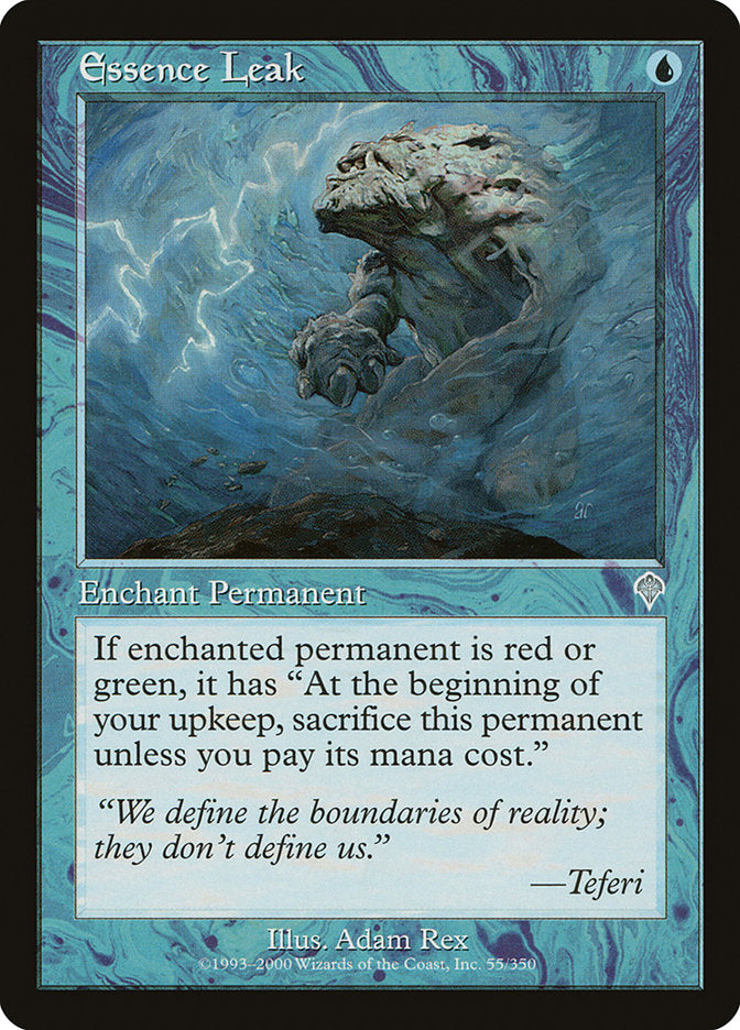 Essence Leak [Invasion] Magic: The Gathering