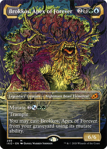 Brokkos, Apex of Forever (Showcase) [Ikoria: Lair of Behemoths] Magic: The Gathering