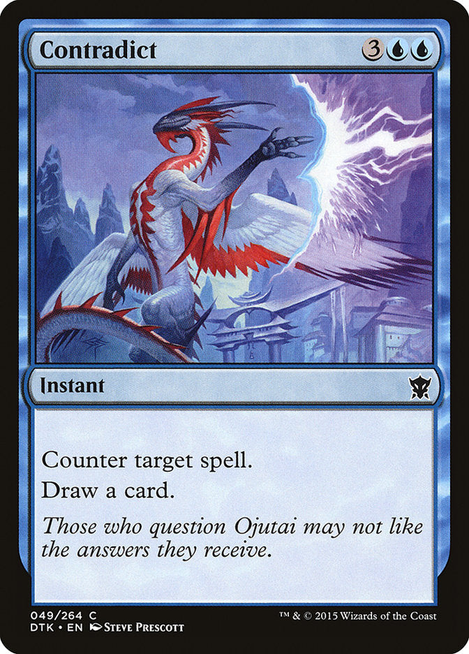 Contradict [Dragons of Tarkir] Magic: The Gathering